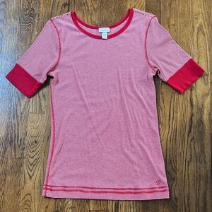 Red White Striped Y2K Kids Shirt 20 XXXL